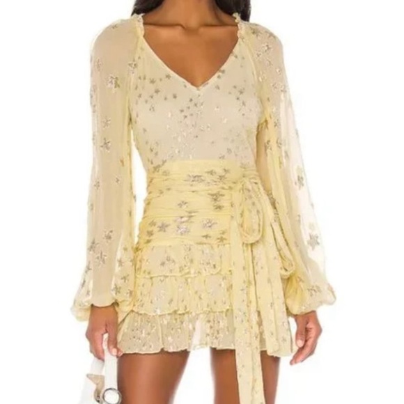 Loveshackfancy rina dress 
worn once! excellent condition 
so fun and beautiful! - Picture 1 of 7